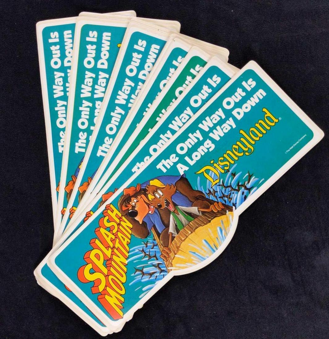 Vintage Splash Mountain Disney Bumper Sticker Opening Disneyland 1989 New
